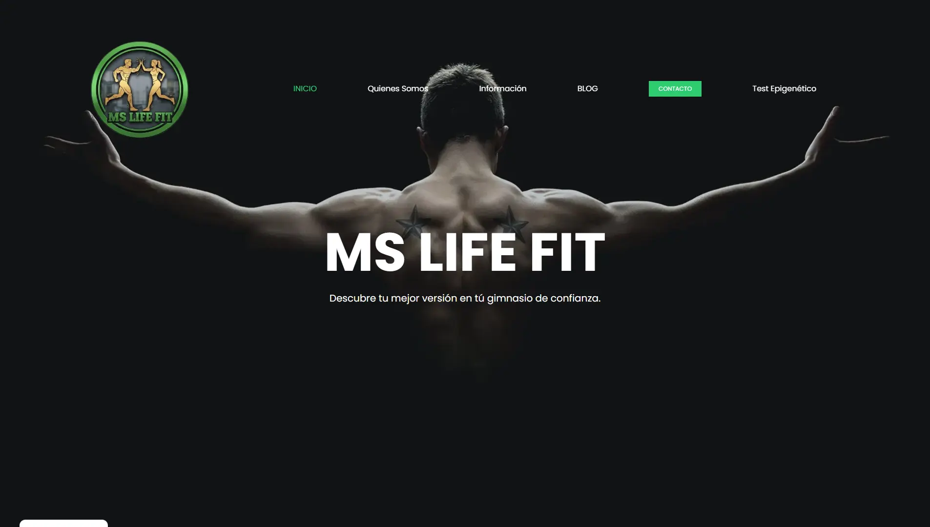 Captura del proyecto MsLifeFit